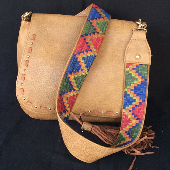 Steve Madden Handbags - Madden Saddle Bag with Novelty strap